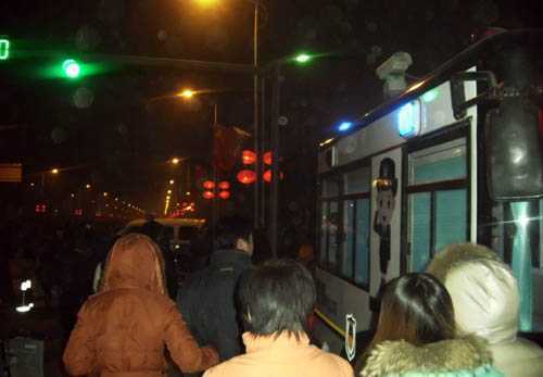 元宵佳節流動警務室執勤現場