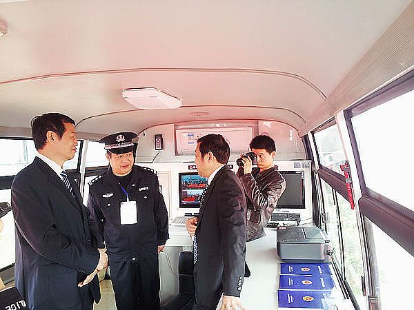 阜陽經濟技術開發區分局接車儀式