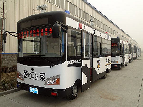 廣宗公安購置移動警務室加強春節安保