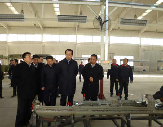 1月22日，石家莊市委副書記、市長王亮到我公司調(diào)研調(diào)研