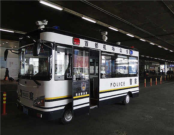 北京首都機場警務(wù)室發(fā)車儀式