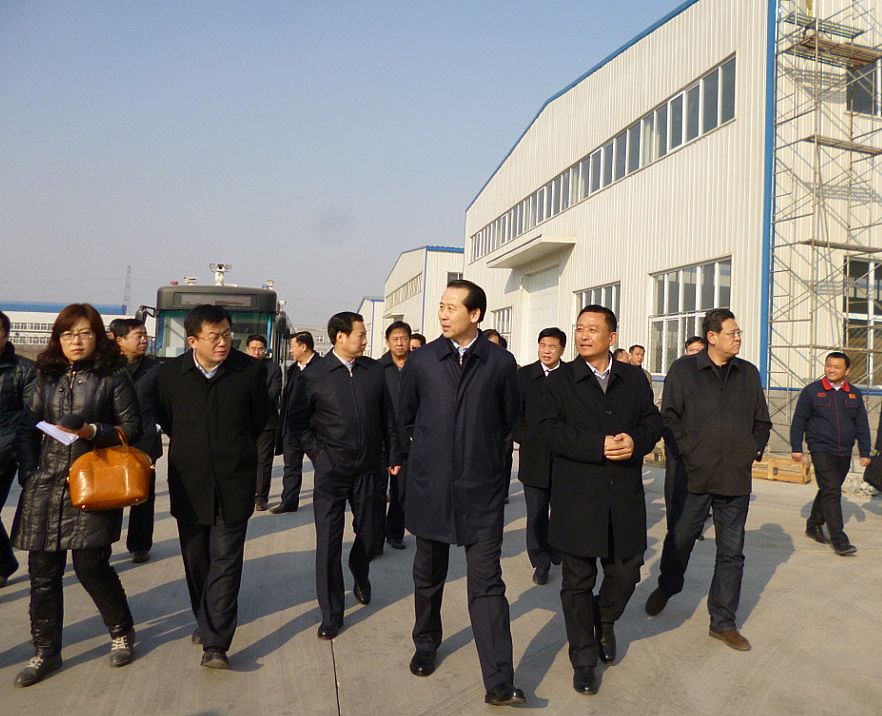 1月22日，石家莊市委副書記、市長王亮到我公司調(diào)研調(diào)研