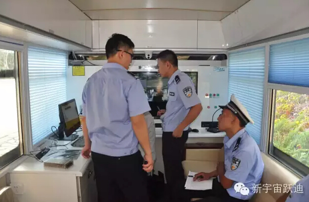 北京市56輛躍迪移動警務室全天候執勤，為大閱兵保駕護航（三）