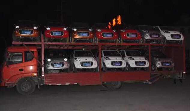 躍迪電動汽車批量發車山東——新年新氣象