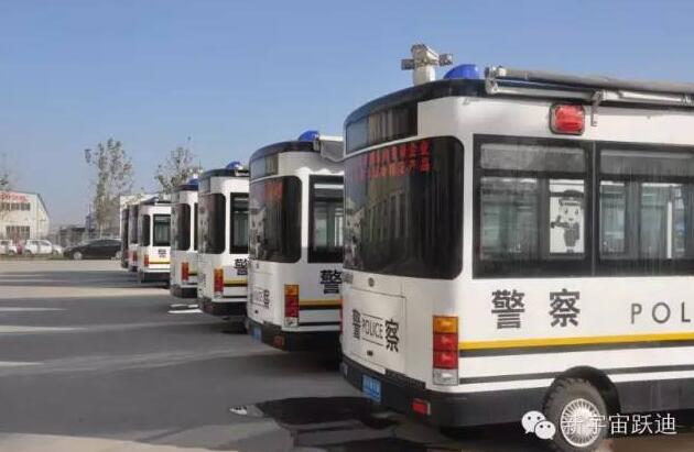 躍迪移動(dòng)警務(wù)室首批發(fā)車曲陽(yáng)—人民警察的好幫手