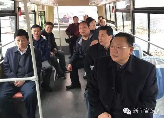 安慶市委常委、副市長華克思一行到躍迪集團旗下安慶安達爾汽車制造有限公司調研