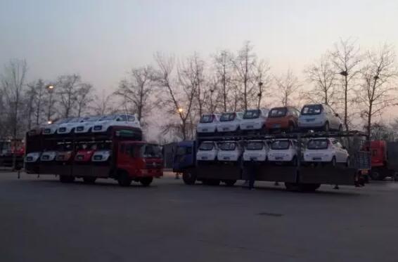 躍迪電動汽車批量發車河北—共創美好未來