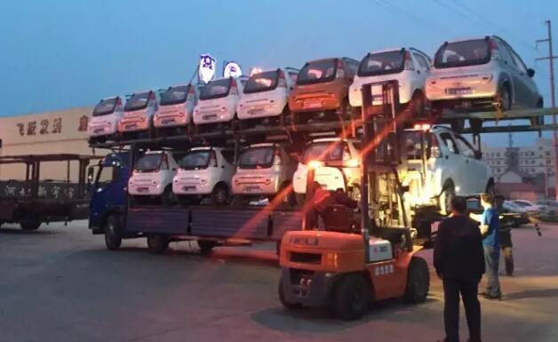 躍迪電動(dòng)汽車(chē)批量發(fā)車(chē)廣西——勇做綠行者