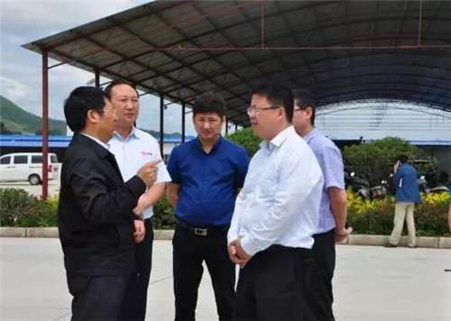 陜西省商洛市常務副市長一行領導