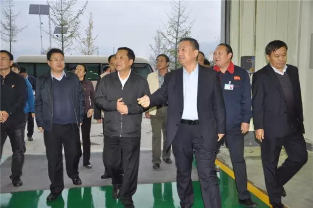 全國政協副主席劉曉峰到躍迪集團旗下陜西躍迪新能源汽車有限公司調研