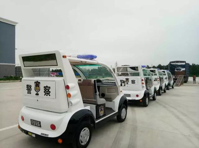躍迪電動警用巡邏車順利發往濟南