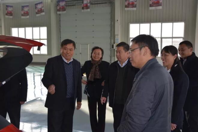 石家莊市委常委、統戰部長王韶華一行蒞臨躍迪集團參觀指導