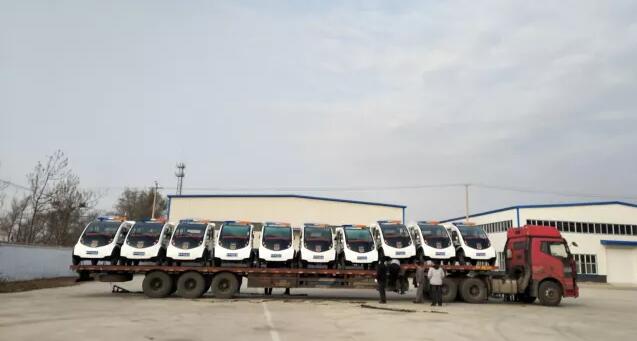 批量躍迪電動巡邏車發往河北滄州城市管理局