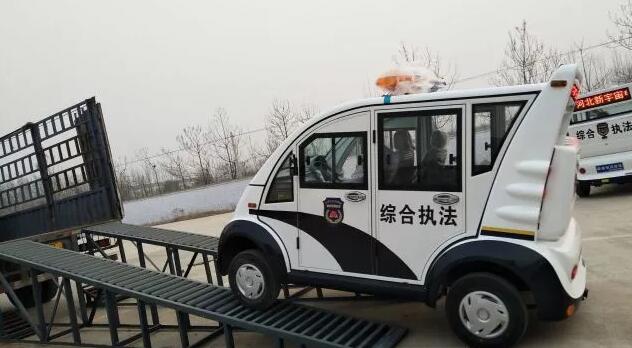 批量躍迪電動巡邏車發往河北滄州城市管理局