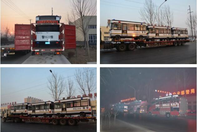 批量躍迪移動警務室發往貴州