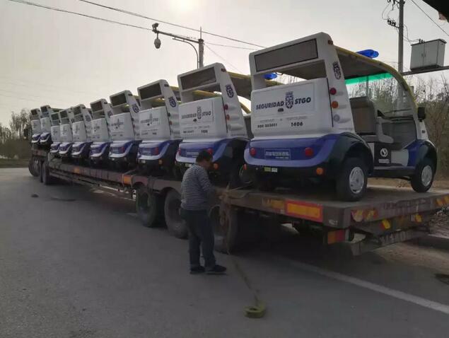 沖出國門|躍迪警用巡邏車發往南美洲