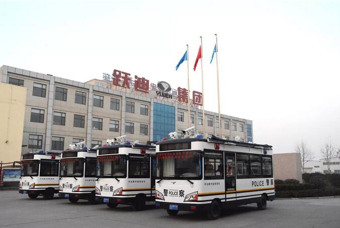 躍迪為年末治安助力-移動警務室發往陜西現場