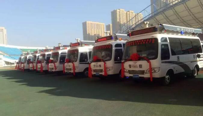 招遠市公安局躍迪警用車輛配發儀式順利完成