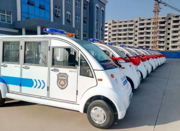 [助力春節城市建設]躍迪電動警用巡邏車發往江西省