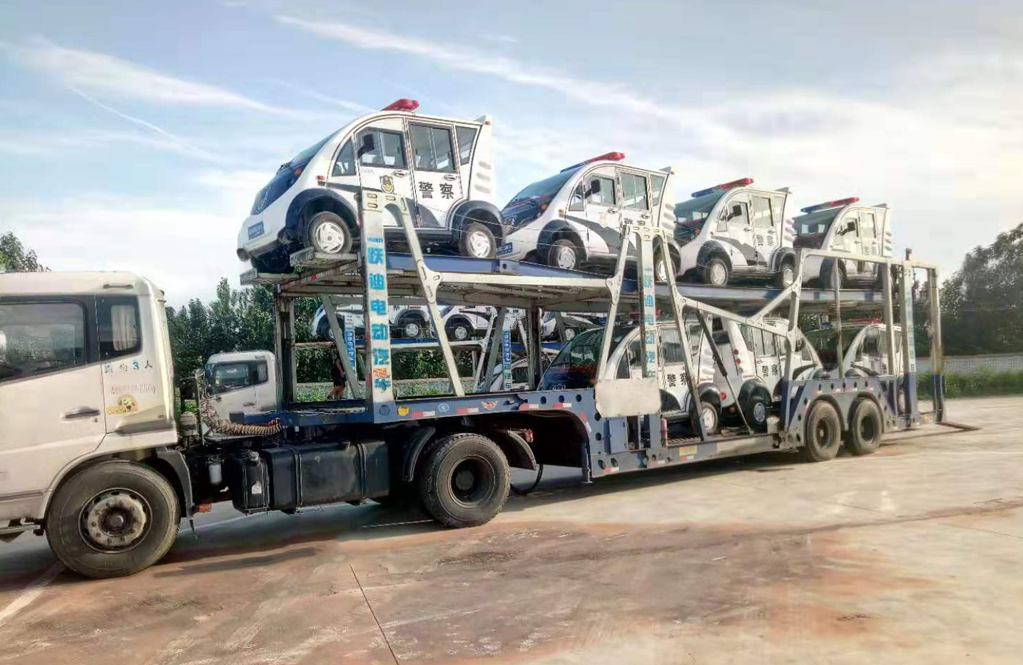 踐行新使命 忠誠保大慶|躍迪電動警用巡邏車批量發往湖北省