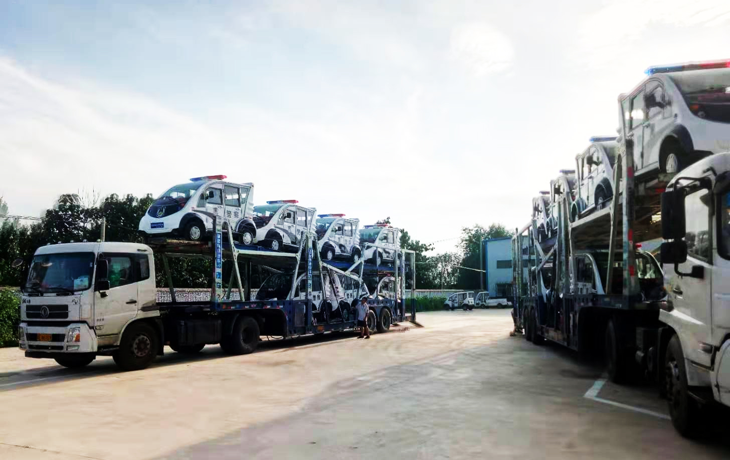 踐行新使命 忠誠保大慶|躍迪電動警用巡邏車批量發往湖北省