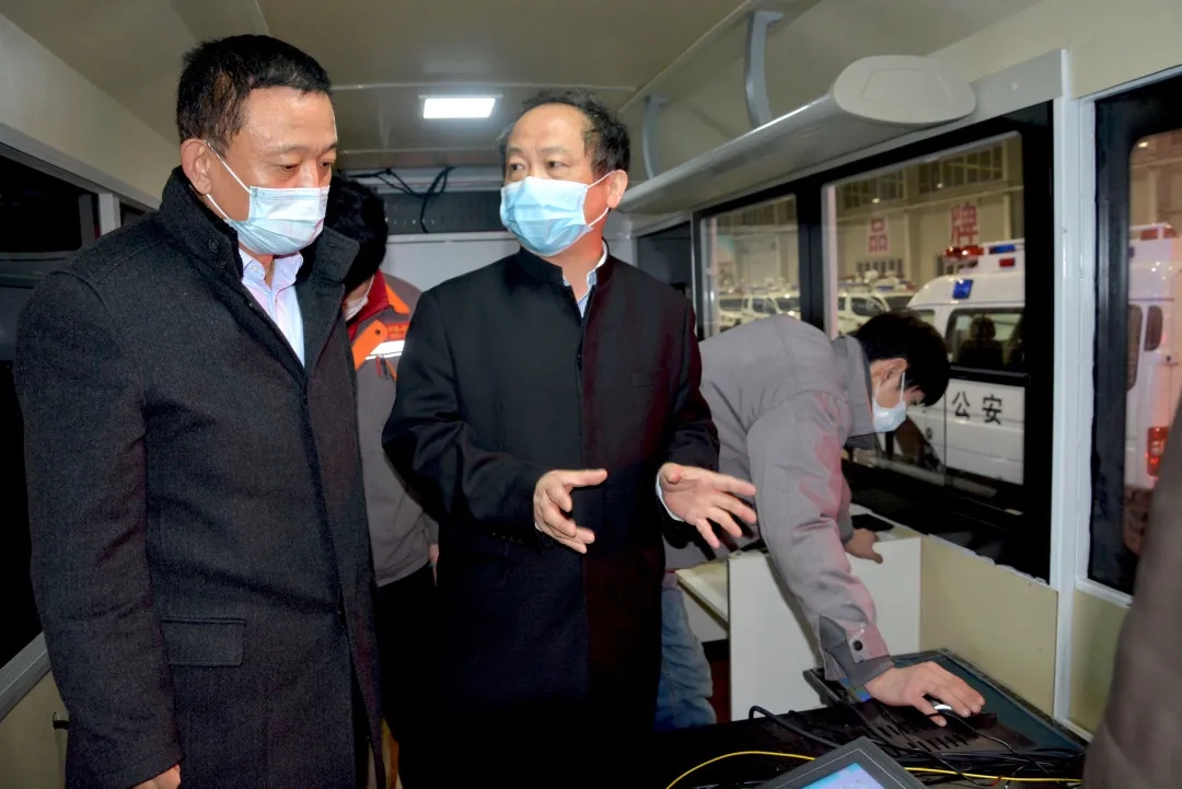 河北省工信廳廳長龔曉峰蒞臨躍迪集團考察防疫工作站生產情況