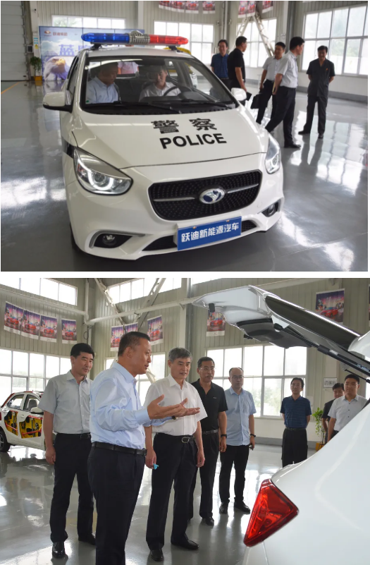 石家莊市中級人民法院黨組書記、院長白峰到躍迪集團調研