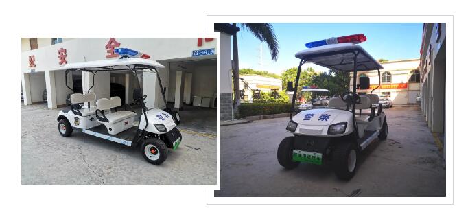 躍迪電動巡邏車在海南上崗執勤