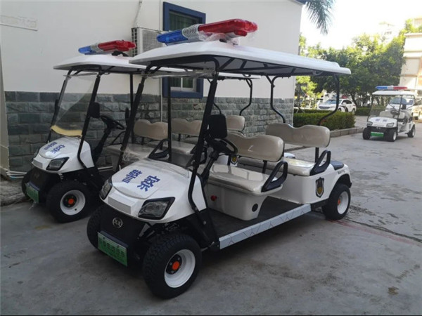 躍迪電動巡邏車在海南上崗執勤