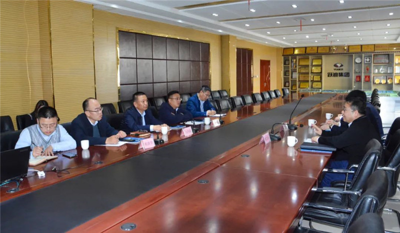 三一集團副總裁周萬春一行蒞臨躍迪集團考察調研