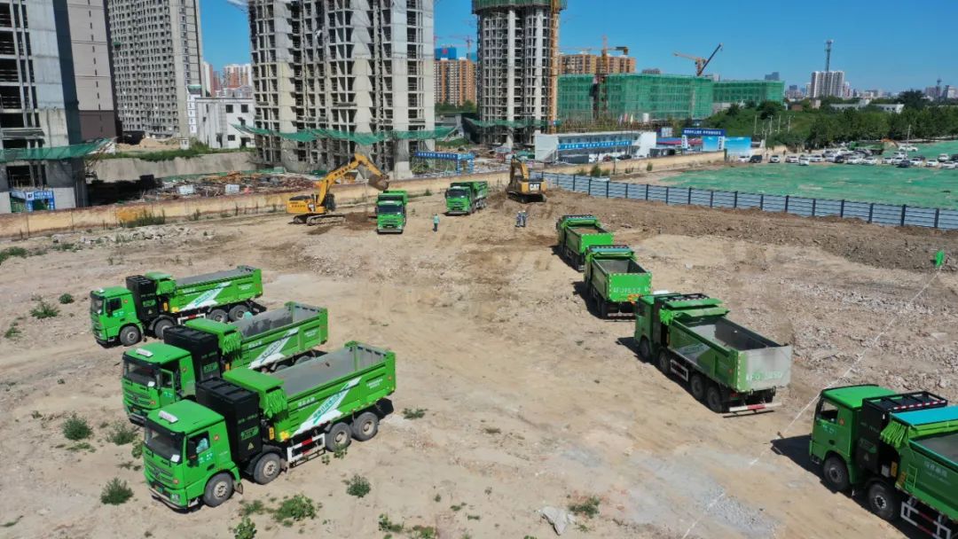 躍迪純電動渣土車助力保定綠色環保建設——實現全過程綠色排放運輸