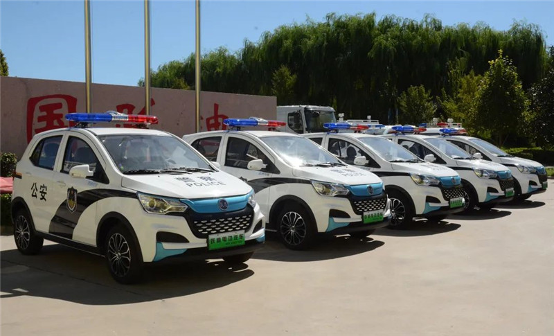 喜迎二十大 忠誠保平安丨躍迪純電動警用巡邏車發往江西