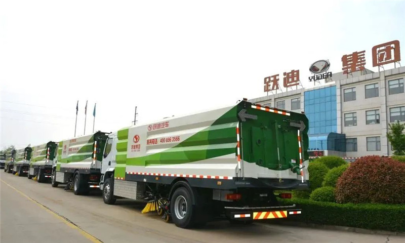 創建綠色家園從我做起丨躍迪純電動環衛車發往石家莊