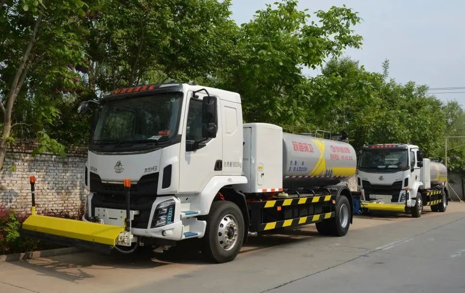 躍迪集團新能源高壓清洗車——共創綠色城市