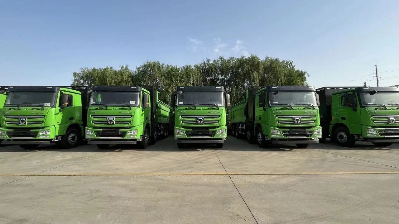 零污染、零排放--躍迪集團新能源自卸渣土車